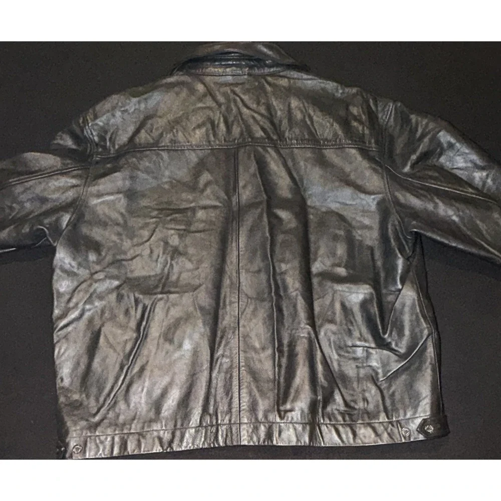Polo Ralph Lauren 100% Genuine Leather Christmas Plaid Lining Mens XXL